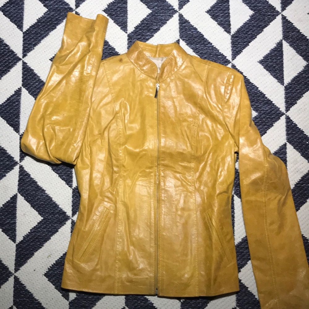 Leather jacket